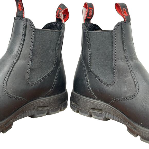 Redback Easy Escape Boots USBBKSC Mens 9.5 US Black Leather Safety Toe Work Shoe - Picture 8 of 12